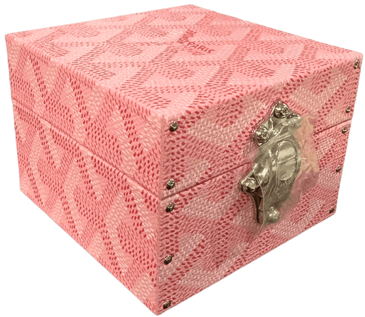 GOYARD 'PINK CANVAS' REGENCE MINI TRUNK