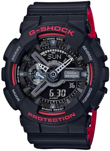 CASIO Casio G-SHOCK GA-110HR-1A Men's Analog Digital Black Red [Parallel Import]
