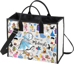 WZMPA Bolsa de mano mágica de princesa de dibujos animados para fanáticos de ratas, regalos de baile hasta medianoche Scullery Maid Bolsa de hombro de cuentos de hadas Merch