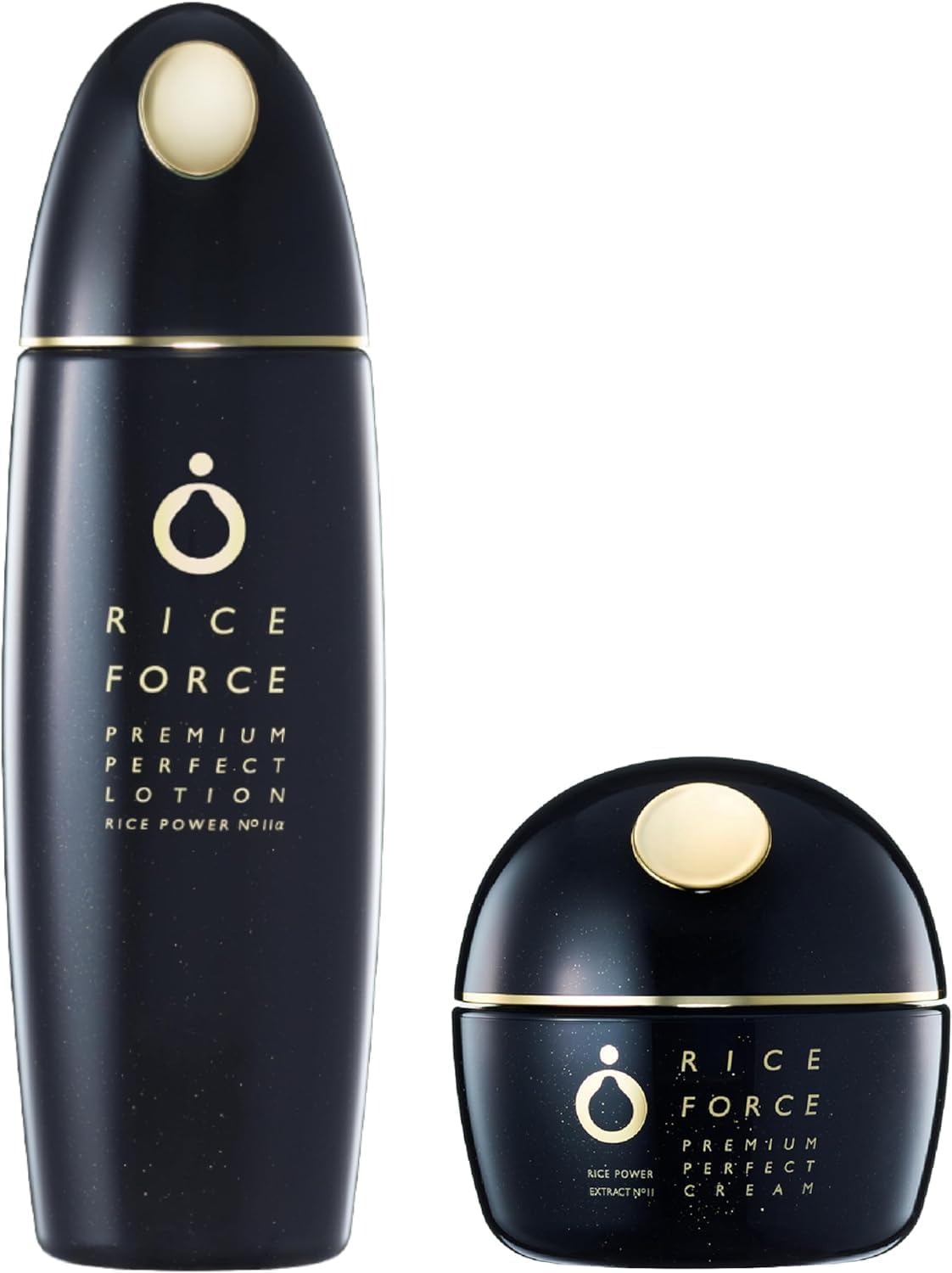 Rice Force Official Premium Perfect Lotion, 4.2 fl oz (120 ml), Premium Perfect Cream, 1.1 oz (30 g), Approx. 2 Months Work, Quasi Drug, Rice Power No.11α, Aging Care, Dense Moisturizing Type, Highly