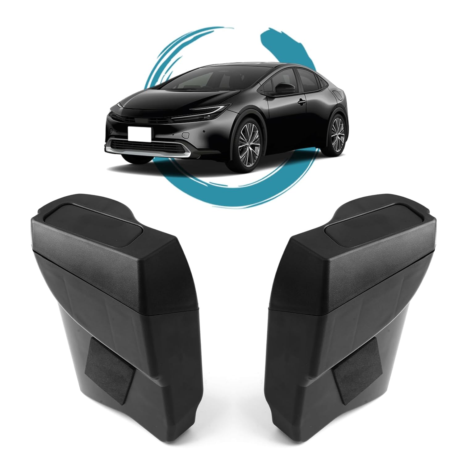 ruiya 2023 New Model Toyota Prius 60 Series Dedicated Trash Can Side Box Trash Can for Cars, Side Box, Trash Can, Door Trash Can, Car Trash Can, Storage Box, Small Items, ABS Material, No Rattling