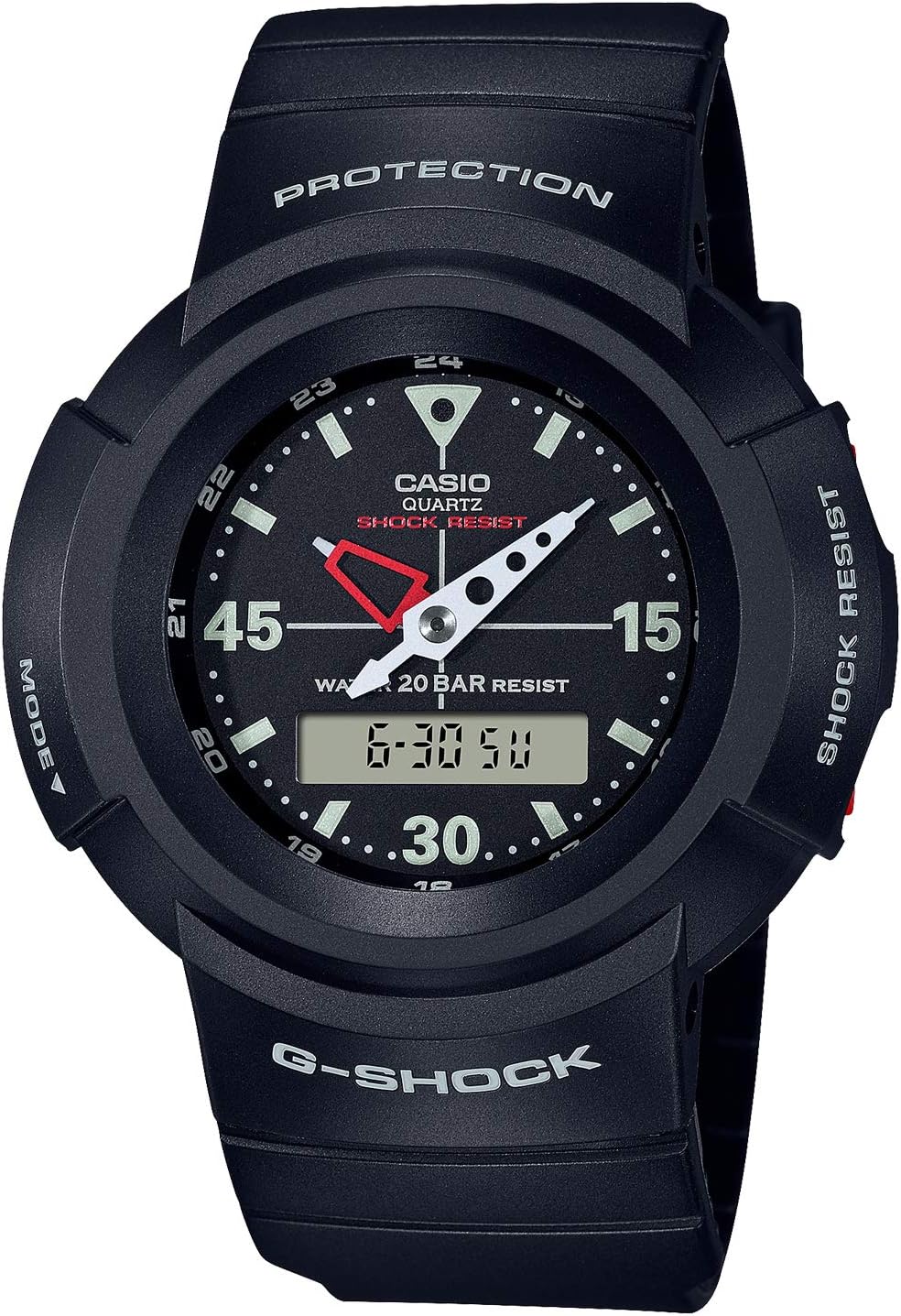 Casio AW-500E-1EJF Men's Wristwatch, Black