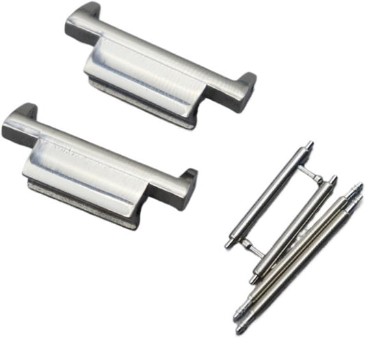 [Seller] 22mm Metal Watch Adapter for Casio G-SHOCK Dw5600 Dw6900 Watch Band Connector Black Silver Reload Connector Accessories Clasp