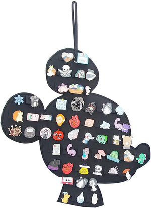 Organizador Colgante para Broche con Pin Esmaltado, Juego de Pins de Exhibición de Dibujos Animados en Forma de Ratón, Soporte de Almacenamiento para Pins de Broche (Sin Accesorios