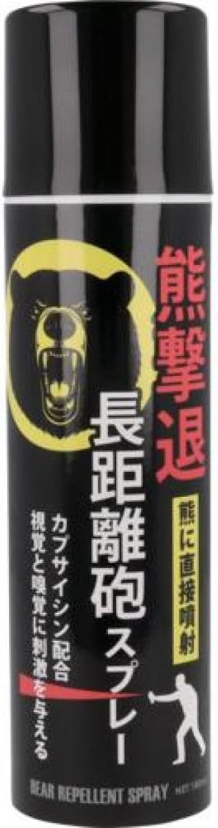 FUJIKON（フジコン） 熊撃退スプレー 180ml 長距離砲スプレー KM-180-1 熊対策 熊撃退 熊よけ 熊避け