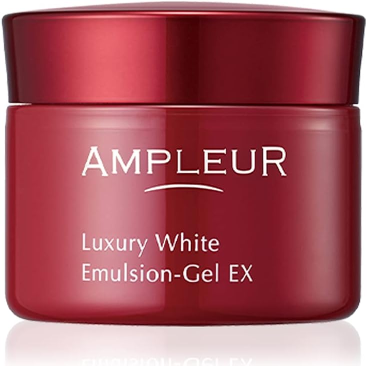 AMPLEUR Luxury White High Moisturizing Beauty Milky Lotion Gel "Emulsion Gel EX" 1.8 oz (50 g) Cream, Hydroquinone, Aging Care, Doctor's Cosmetics