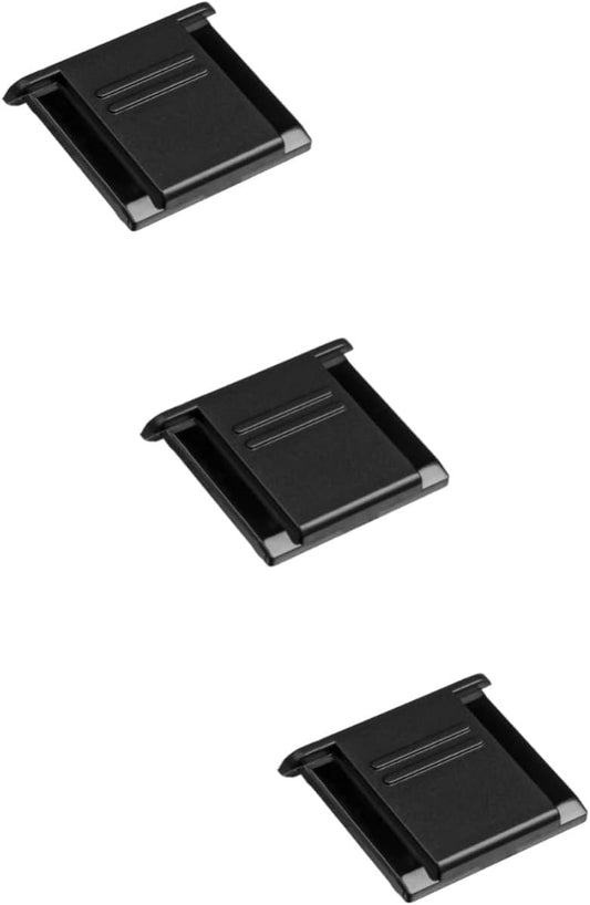 wumio Hot Shoe Cap Set of 3 for SLR Mirror Reflex Stain Resistant Hot Shoe Cover for Nikon Canon Sony Olympus Compatible Hot Shoe Cap Strobe