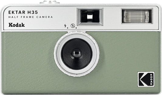 KODAK EKTAR H35 Half Frame Film Camera, Sage