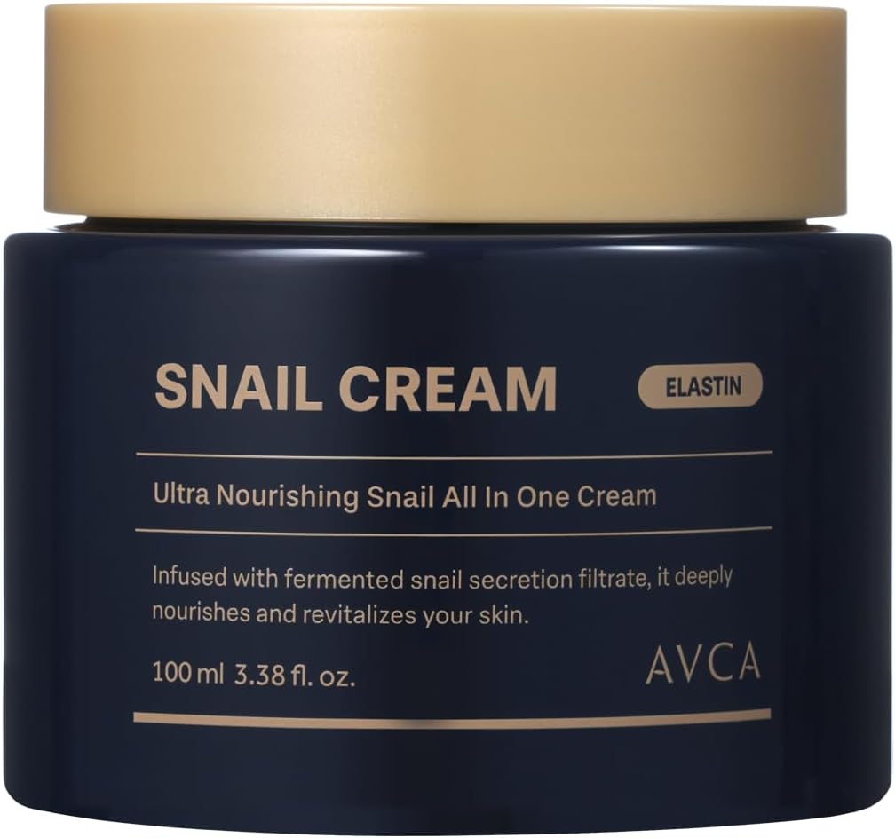 AVCA Ultra Nourishing Snail, All-in-One Cream, 3.4 fl oz (100 ml)