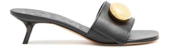 LOEWE Pebble slides in soft calfskin - Image 1