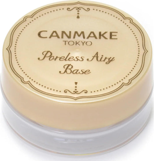 Canmake Poreless Airy Base 01 Pure White Makeup Base Jar 9 Grams (x1)