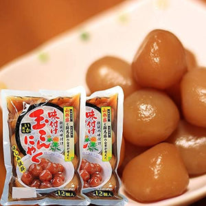 Seasoned Konjac Jelly 24 pieces (12 pieces x 2 packs) Yamagata NP [Konjac Jelly 12 pieces x 2 packs Kamnet BM] Immediate Dispatch
