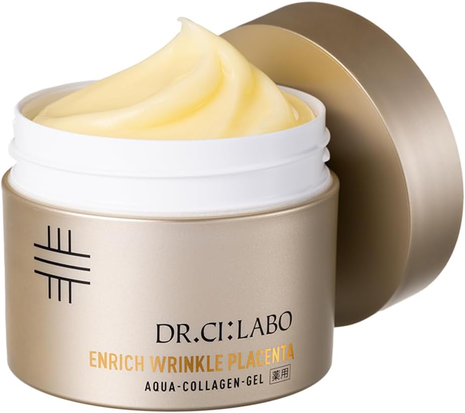 Dr. Cilab Aqua Collagen Gel Enrich, Wrinkle Placenta, 7.1 oz (200 g), Quasi-Drug Product, Lotion, Cream, All-in-One Gel, All-in-One Gel, Pure Retinol, Niacinamide, High Hydration, Pores, Gift, Popular