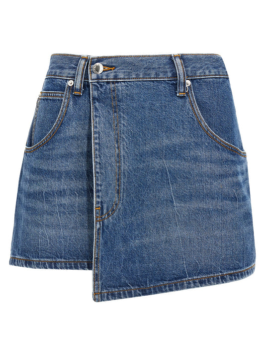 Denim X Alexander Wang デニムxアレクサンダーワンは、「包まれた」スカートを解体しました - Image 1
