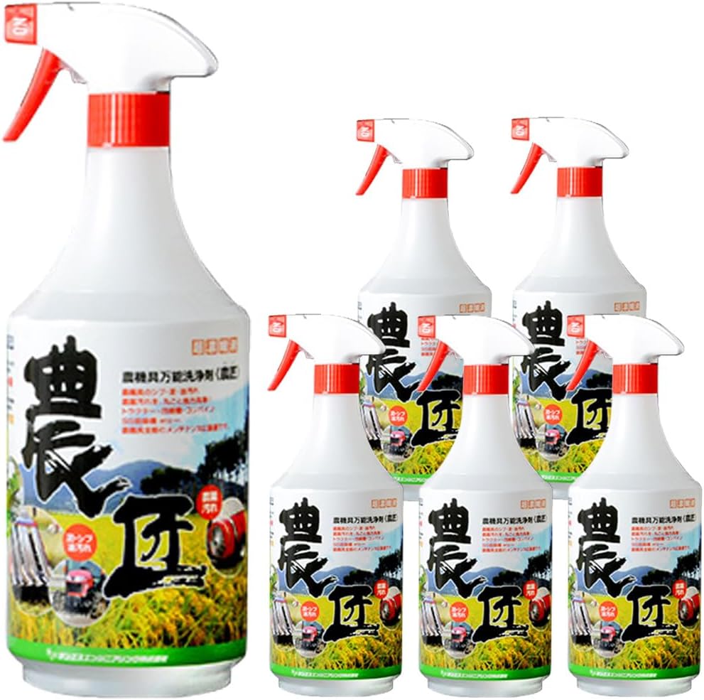 【6本セット】農機具万能洗浄剤 農匠 1L【合計6L】