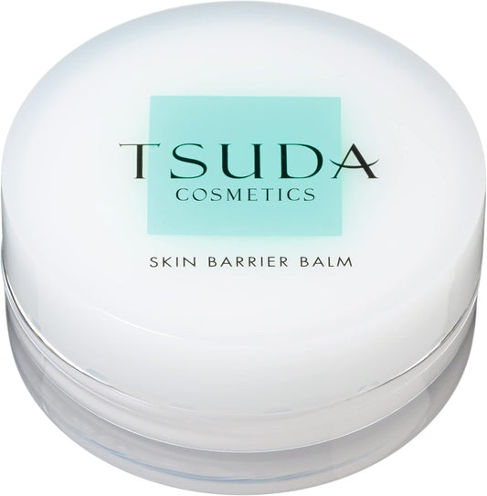 Tsuda Cosmetics Skin Barrier Balm Beauty Balm, Moisturizing, Sensitive Skin, Fluctuating Skin, 0.6 oz (18 g)