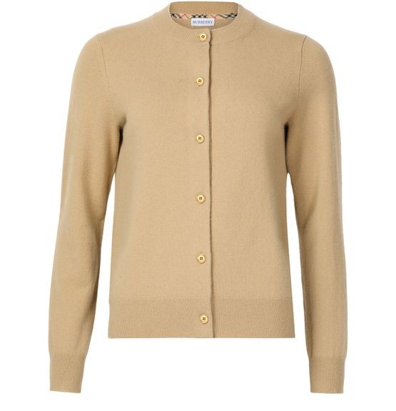 BURBERRY Knight round neck cardigan - Image 1