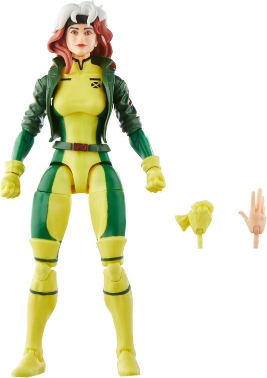 Hasbro Marvel Legends Series Marvel Rogue, X-Men '97 Collectible 6" (15cm) Action Figure, Marvel Legends Action Figure F6546 Authentic