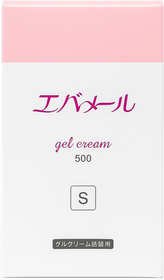 Evermere Gel Cream, S Type, Refill, 17.6 oz (500 g), Ethanol-free, Fragrance-free, Highly Moisturizing, All-in-One
