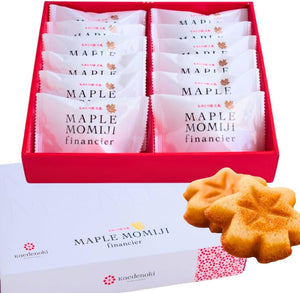 Maple Maple Maple Finanche, Set of 12, Hiroshima Sweets, Gift, Souvenir, Momiji Baked Sweets