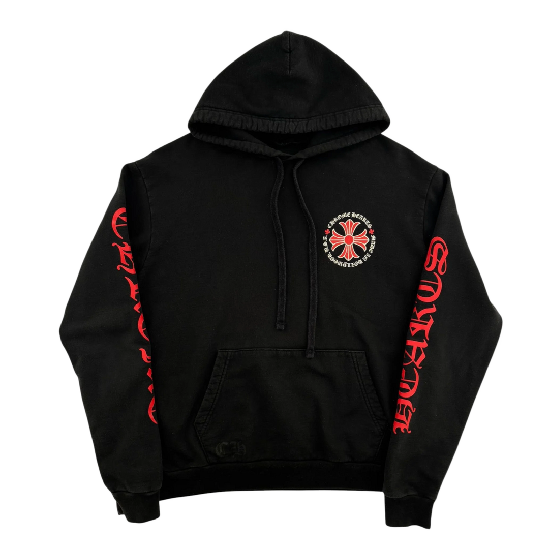 CHROME HEARTS 'MADE IN HOLLYWOOD' PLUS CROSS LOGO HOODIE