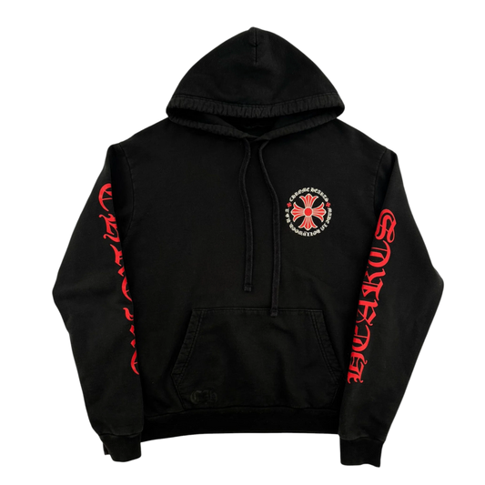 CHROME HEARTS 'MADE IN HOLLYWOOD' PLUS CROSS LOGO HOODIE