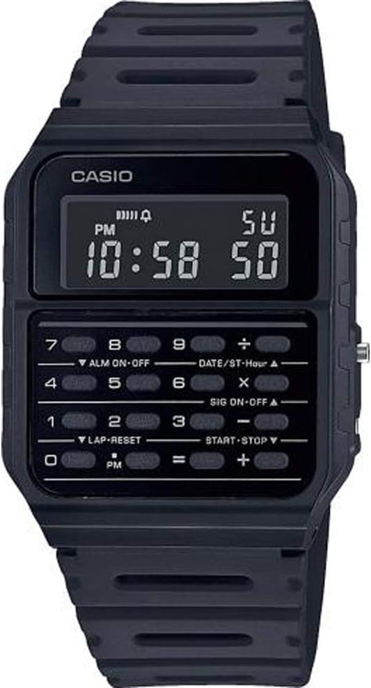Casio Standard CA-53WF Calculator Watch with Calculator Function, Black (1B), Calculator function