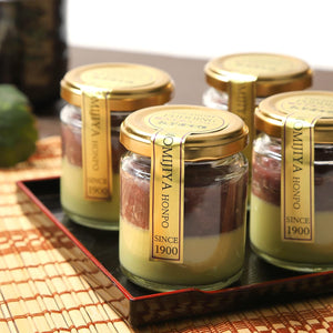 Japanese Style Premium Baked Sweet Potato Anmitsu Pudding (1 Box 6 Pieces) (100g×6 Pieces) [Specialty from the Established Anmitsu Shop] | High-Quality Anmitsu, Baked Sweet Potato, Gift Pudding