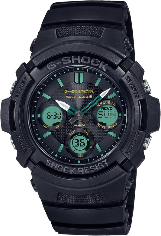 Casio AWG-M100RC-1AJF Men's Watch TEAL AND BROWN COLOR SERIES Men's Watch, Limited Model: TEAL AND BROWN COLOR SERIES, 1 piece, Resin Band