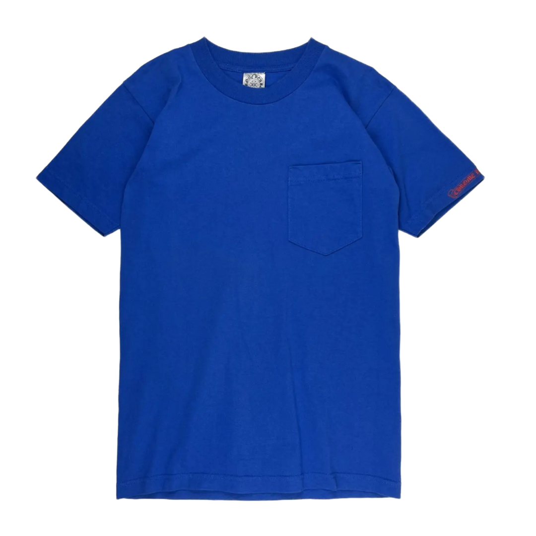 CHROME HEARTS X GALF INTELLECTUAL GALLERY 'BLUE' VINTAGE POCKET TEE