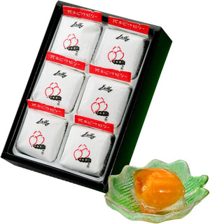 Mogi Ichimaru Incamoe Shigoki Biwa Jelly, 6 Pieces, Boxed