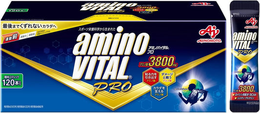 Amino Vital Ajinomoto Pro Grapefruit Flavor, Box of 120, Amino Acid, 120.3 fl oz (3,800 mg), BCAA EAA Conditioning