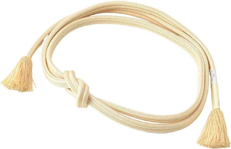 Nagomiya Woven Banding, Made in Japan, Pure Silk Obi Fastening, Plain Vivid, Regular Scale, Traditional Crafts, Kyoto Braid, Loose, Stranded Tassel