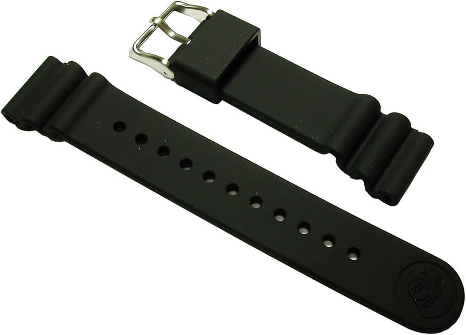 Seiko Prospex SBDN023 SBDN025 Diver Scuba Genuine Silicone Rubber 0.9 inch (22 mm) R033011J9, Minimalist