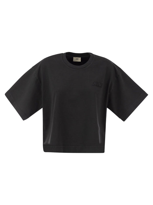 ロゴ付きのAutry Boxy Tシャツ - Image 1