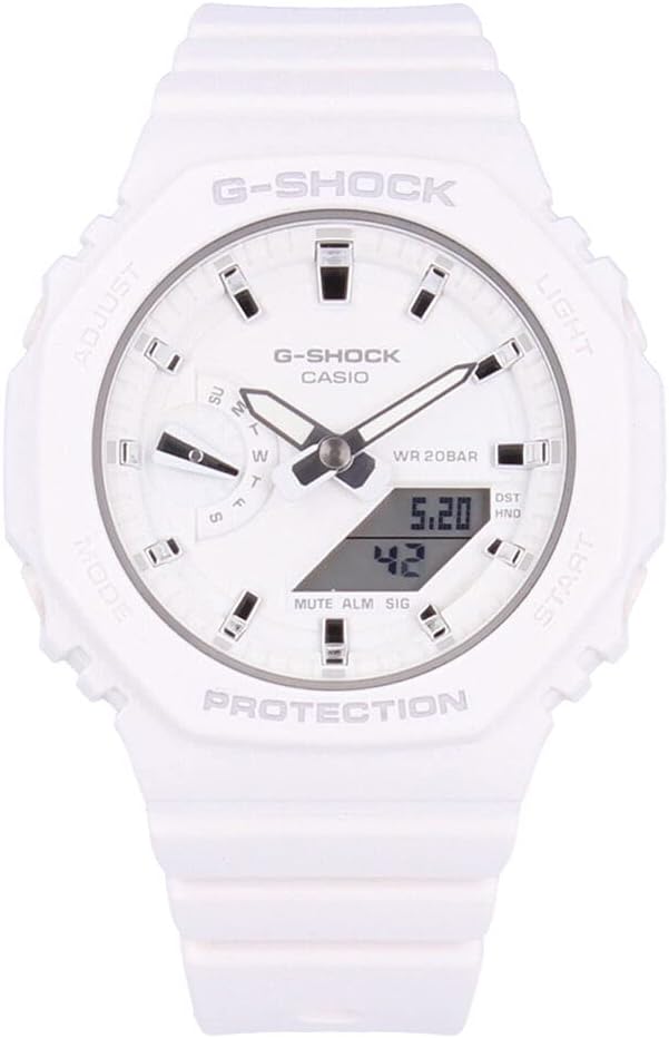 Casio G-Shock GMA-S2100 Men's Wristwatch, white/white, sports