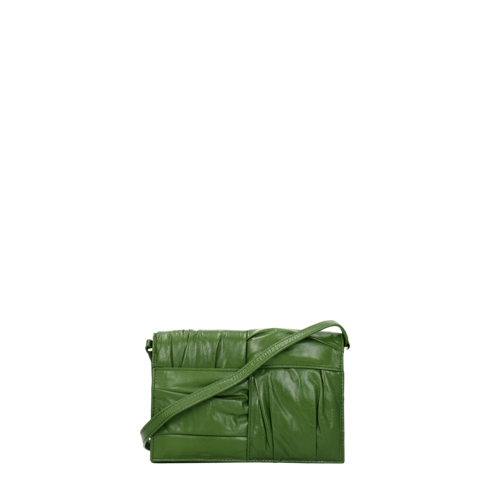 Bottega Veneta ボッテガベネタ女性 'S カセットは革の緑/アボカドをクラッチします - Image 1