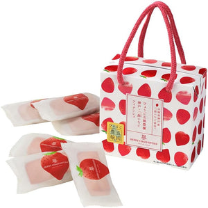 Unlical Pantier Candy Gift Funnel Gift Kobe Jiro Strawberry Finanche (Pack of 6) | Assorted Sweets, Individually Wrapped, Present, Return, Souvenir, Baking, Retirement, Housewarming