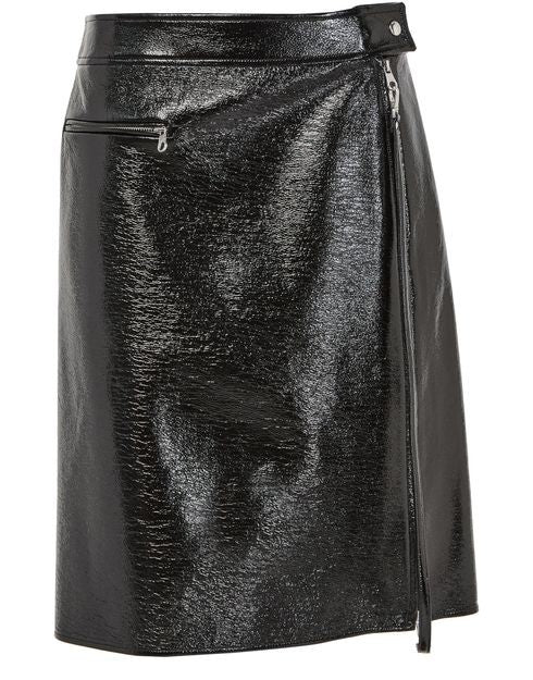 COURREGES Zipped vinyl skirt - Image 1
