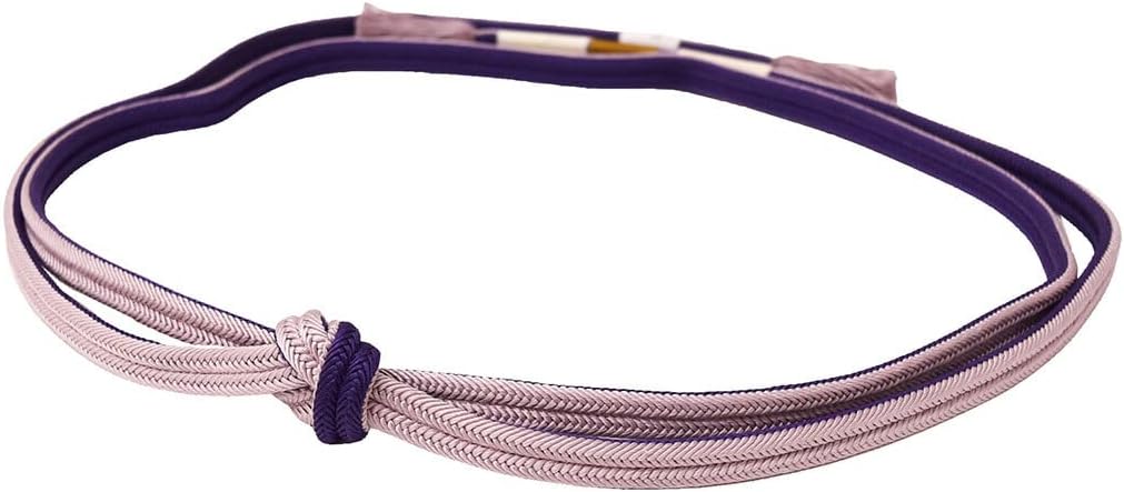 Nagomiya, Pure Silk Belt Keikan (Day/Night), Bright, Regular Scale, Traditional Crafts, Kyoto Braid, Loose Bunch, Stranded Tassel, Women's