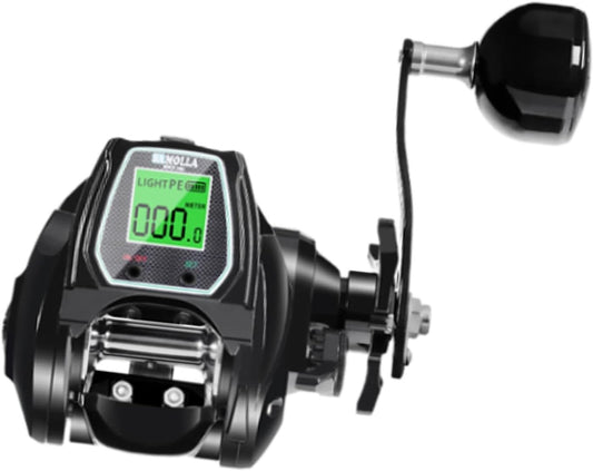 Generic Fishing 16kg Electric Baitcasting Reel with Drag and USB Charging