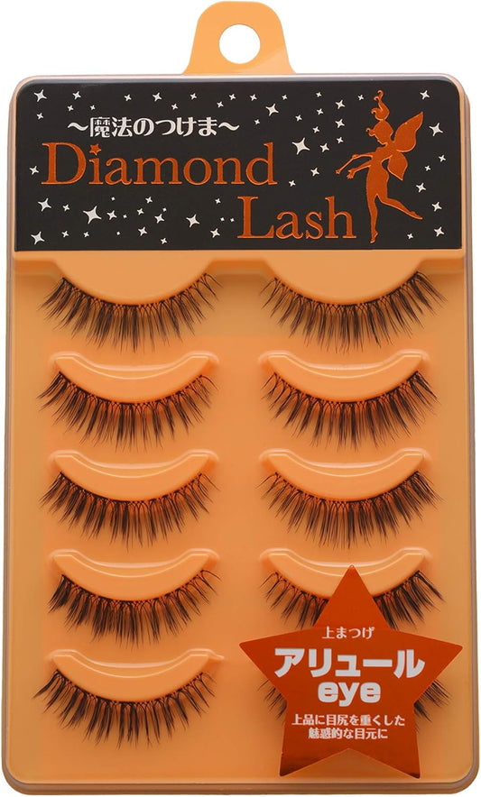 Diamond Lash Diamond Lash [Allure Eye] 5 Pairs (For Upper Eyelashes) Elegantly Weighted Eyes for Seductive Eyes