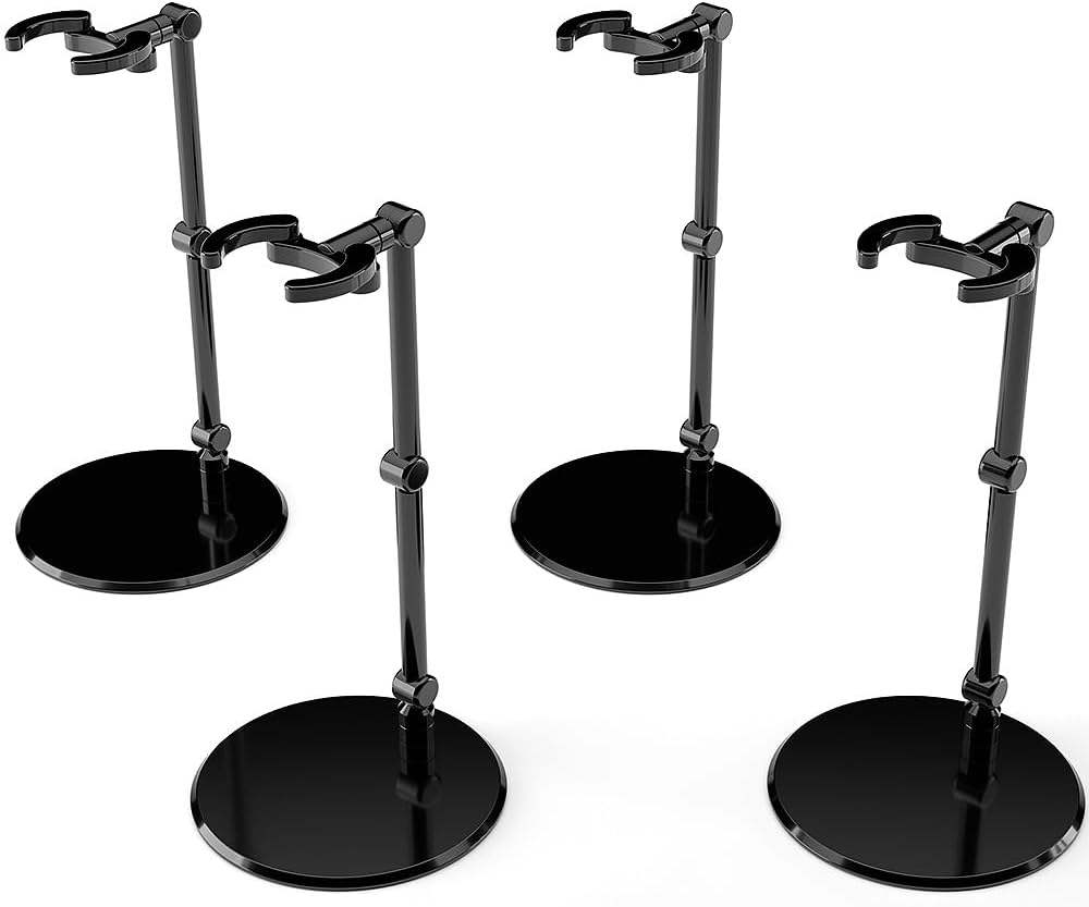 Good Smile Company The Simple Stand Mini x 4 Black (For Small & Deformed Figures) Plastic Base
