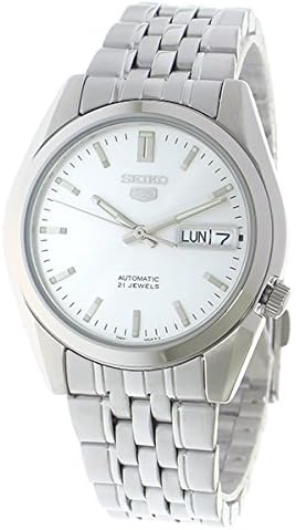 Seiko Seiko 5 Seiko 5 Automatic Men's Watch, SNK355K1, Silver, Bracelet Type