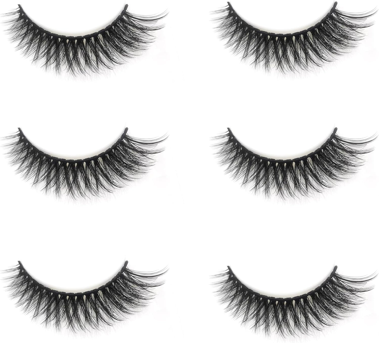 tm15 Mink 5D 5 Layers False Eyelashes Set of 3
