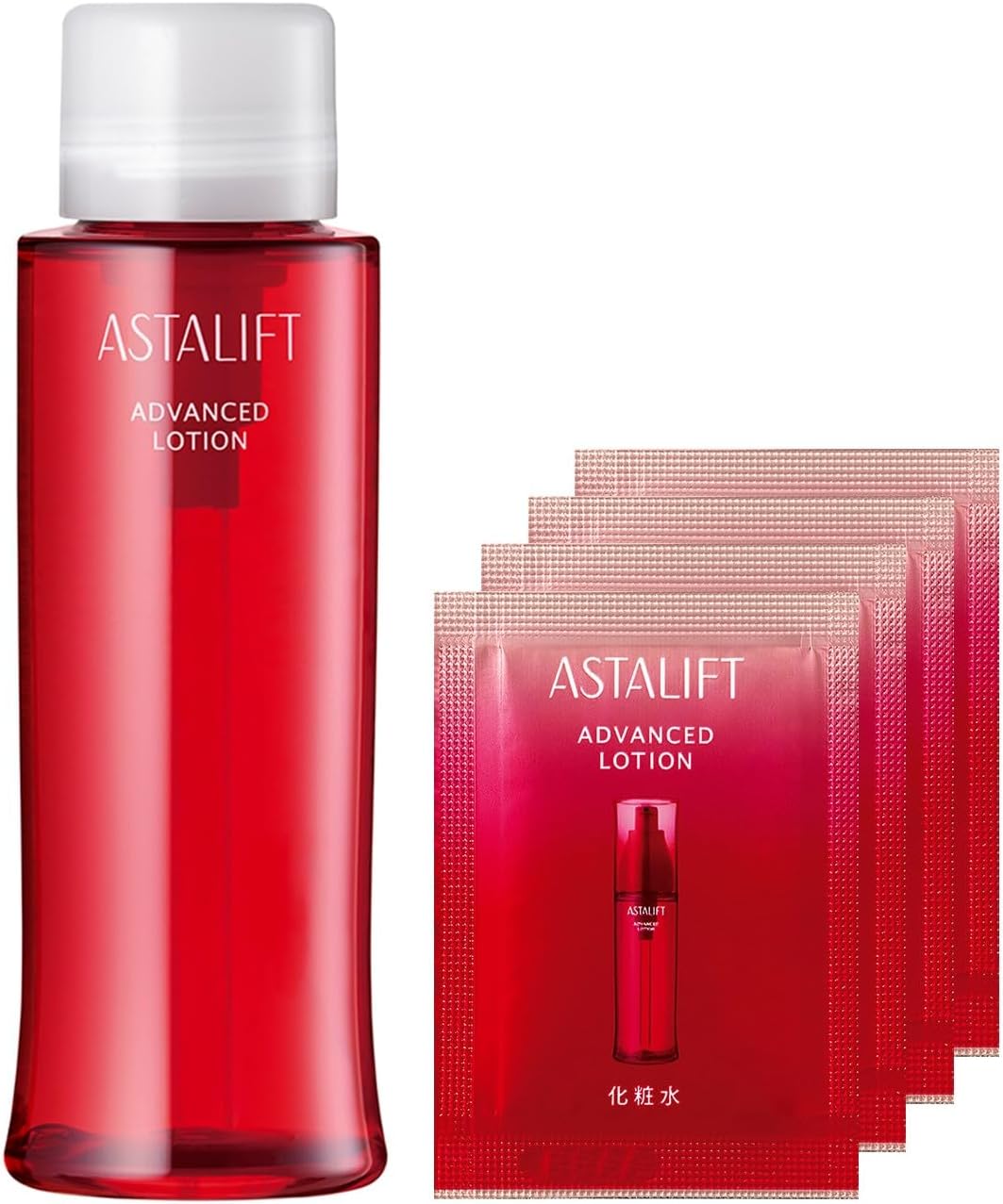 Astalift Advanced Lotion Lotion Refill (Approx. 2 Months Work, 4.1 fl oz (130 ml) [Official Store Limited] (Extra 0.3 fl oz (1 mL) Pouches Included 4) Moisturizing, Highly Moisturizing