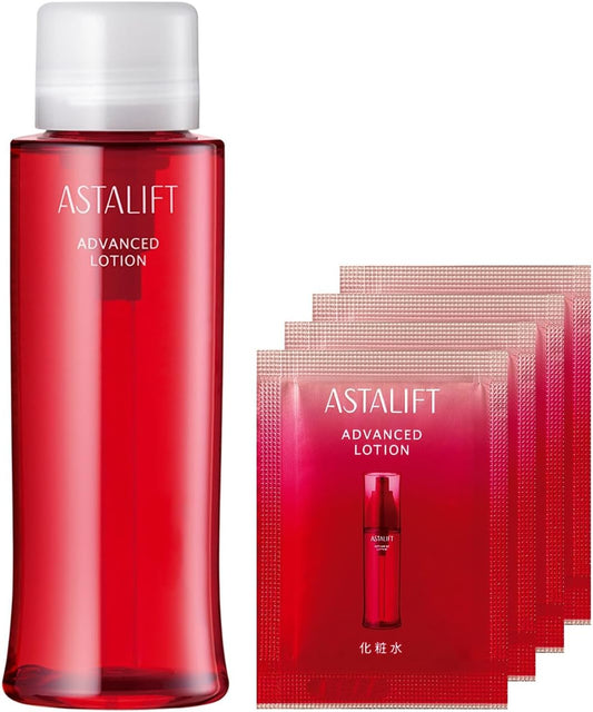 Astalift Advanced Lotion Lotion Refill (Approx. 2 Months Work, 4.1 fl oz (130 ml) [Official Store Limited] (Extra 0.3 fl oz (1 mL) Pouches Included 4) Moisturizing, Highly Moisturizing