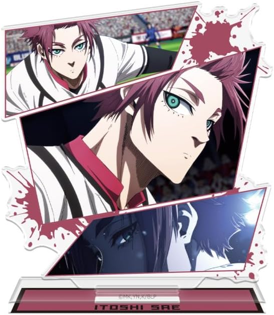 Blue Rock Anime Acrylic Character Stand Yonshi Sae Scene Version