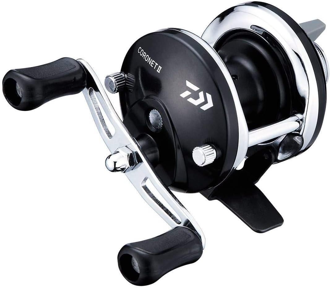 DAIWA Fishing Fishing Reel Coronet II Red/Yellow/Orange/Black