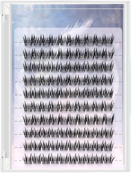 False Eyelashes Glued False Eyelashes for Parts, Self Adhesive, No Glue Needed, Self Glued Large Capacity, Makeup for Women, Natural Makeup, Soft and Comfortable for Beginners, Easy to Use, 100